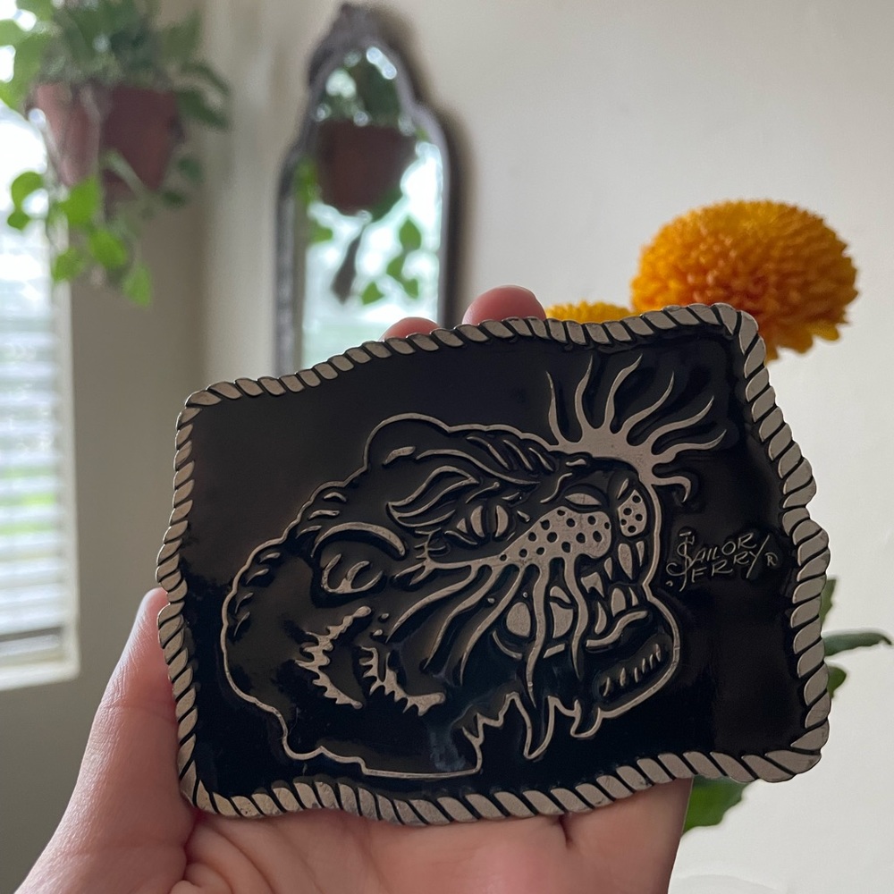 Sailor Jerry belt buckle